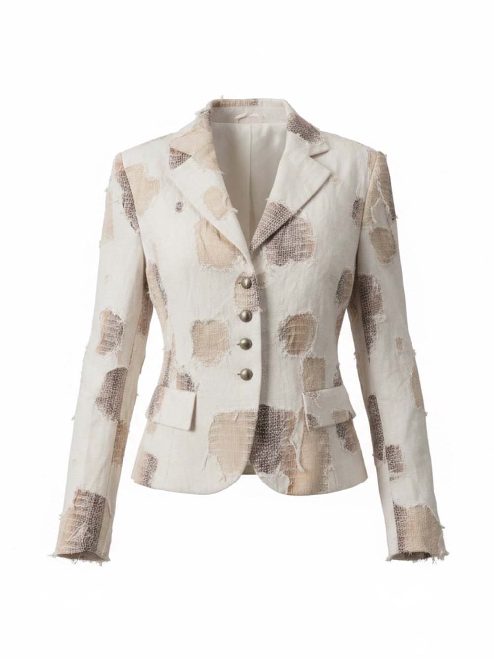 TUZZI Distressed Textured Blazer